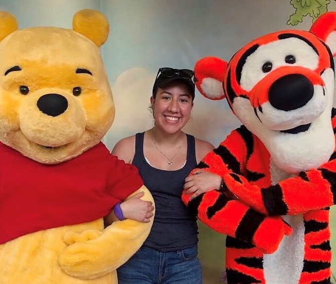  Pictures of me at Disney World with Winnie 